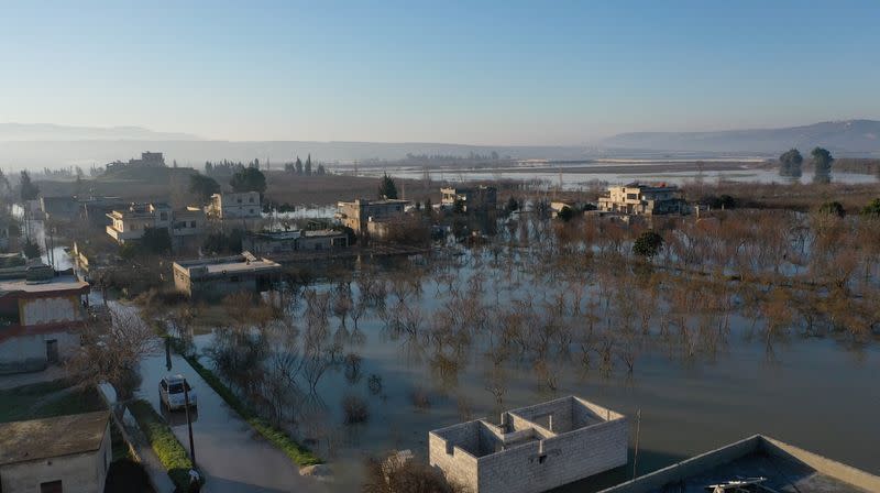 Aftermath of the earthquakes in Idlib