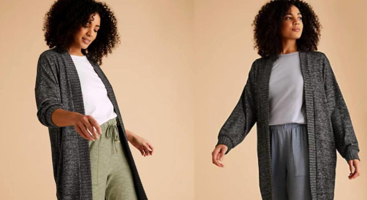 M&S’ new cosy knit cardi is perfect for spring. (M&S)