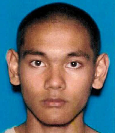 Mark Steven Domingo, 26, a U.S. veteran of the war in Afghanistan, charged in a federal criminal complaint with providing and attempting to provide material support to terrorists, is seen in this DMV photo released by FBI in Los Angeles, California, U.S., April 29, 2019. Courtesy FBI/Handout via REUTERS