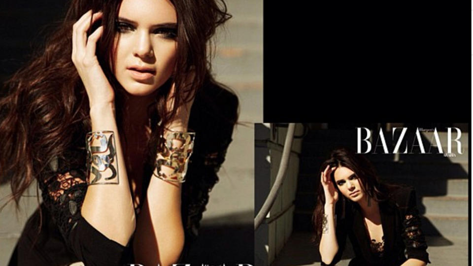 Kendall Jenner shootete bereits für "Harper's Bazar"