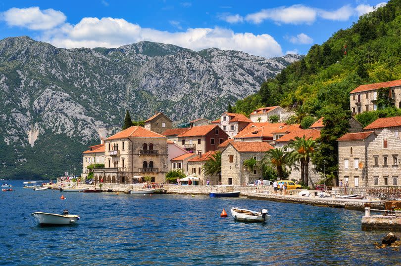 Kotor bay on Adriatic sea, Montenegro