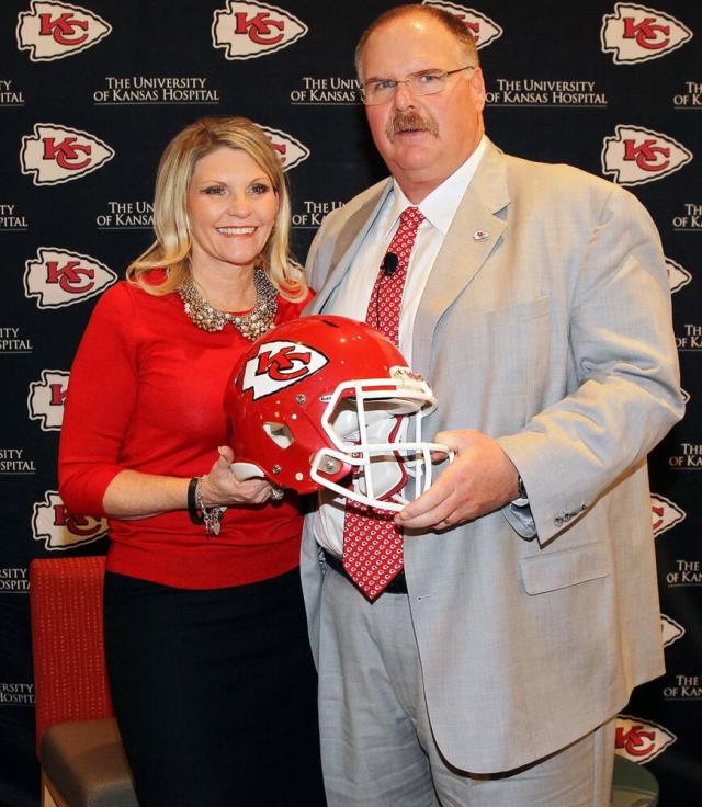 Chiefs Coach Andy Reid Calls Wife of Nearly 40 Years His Real 'Trophy' After Super Bowl Win