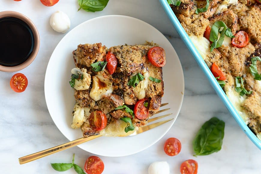 Caprese Egg Bake from Fit Foodie Finds