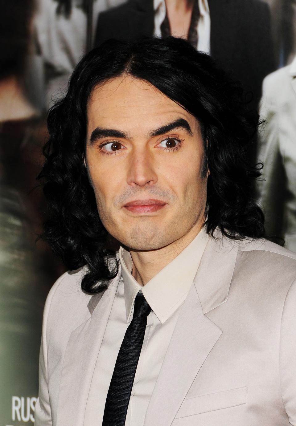 Closeup of Russell Brand