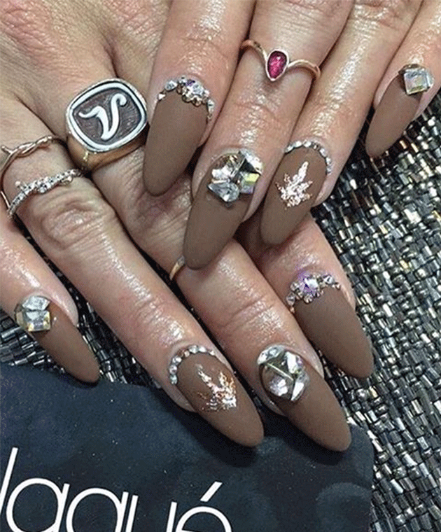 Hudgens' nail art cost AUD$250. Photo: Instagram