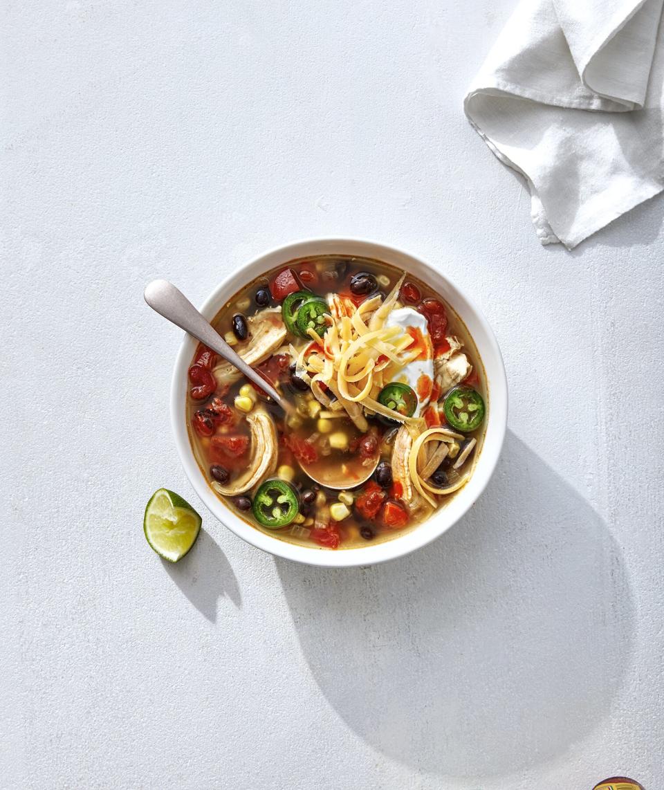 Slow-Cooker Chicken Taco Soup