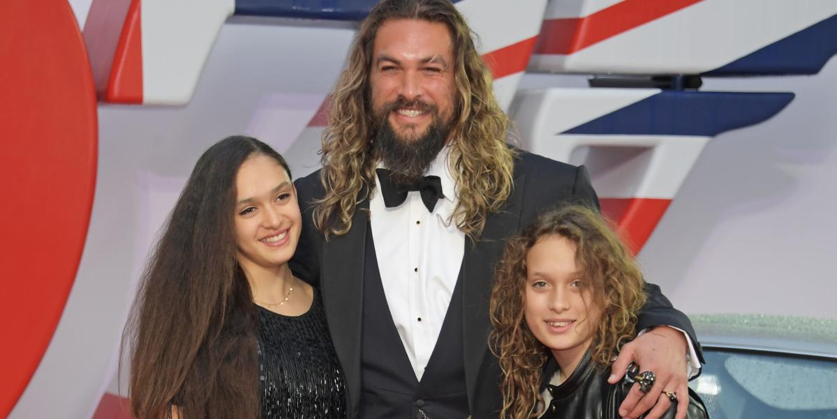 Jason Momoa Walked the Red Carpet With His Kids at the 'James Bond