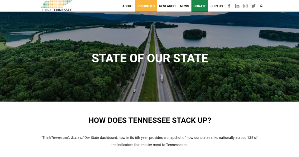 ThinkTennessee website screen grab