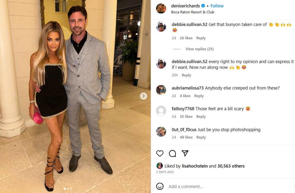 Denise Richards and Aaron Phypers/Instagram screenshot