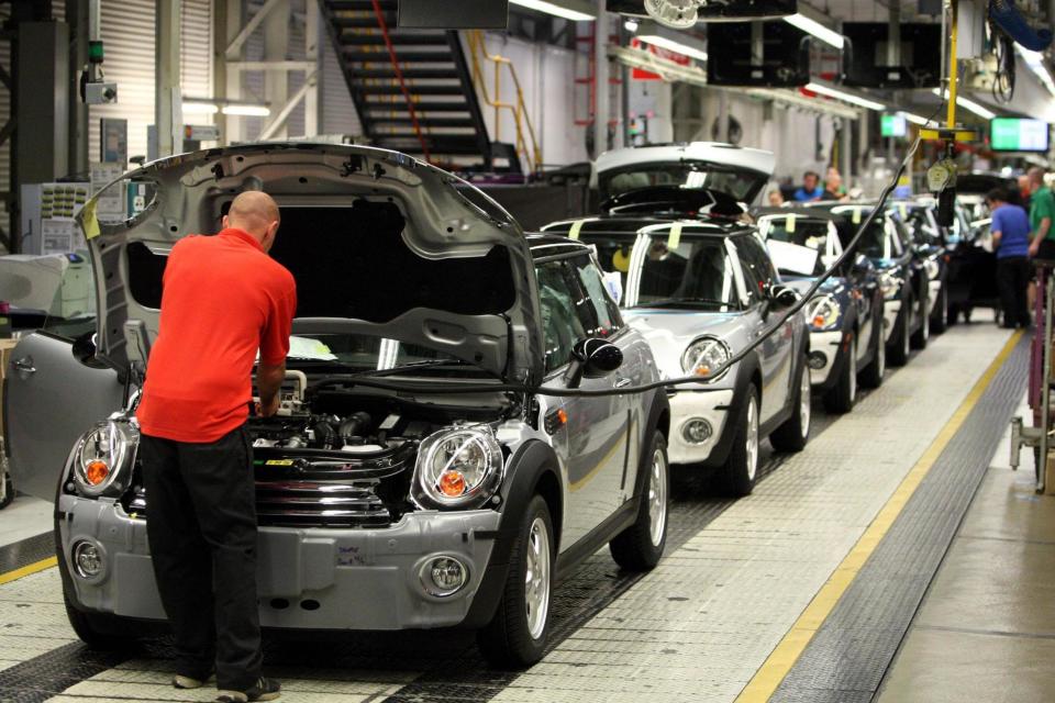 BMW built nearly 220,000 cars at its Oxford plant last year: PA Archive/PA Images