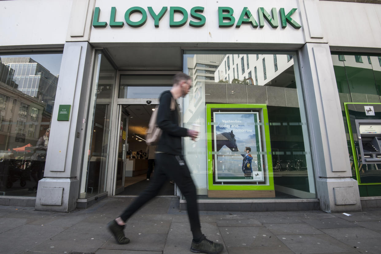 File photo dated 27/04/17 of a general view of a Lloyds Bank. Managers from the bank have come under fire from a judge over the way they dealt with a woman whose student current account went nearly ??1,000 overdrawn.