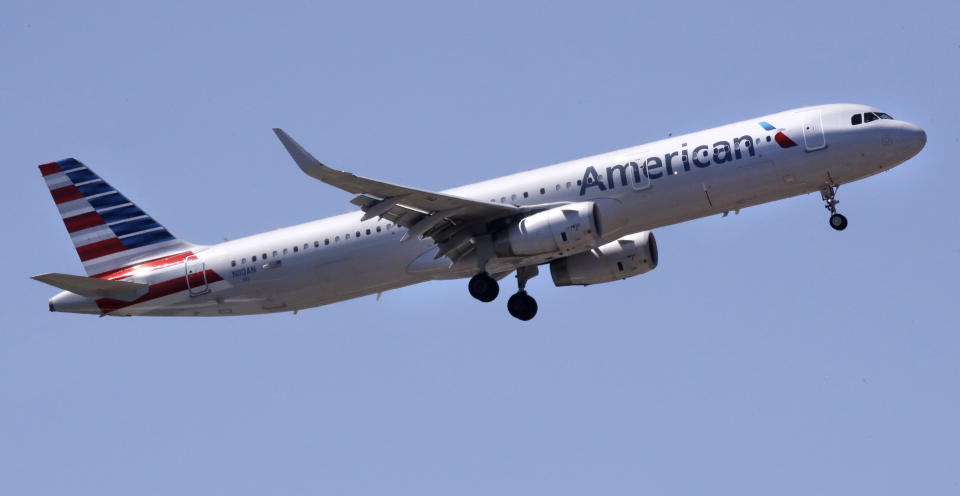 American Airlines flights are now taking off after a computer snafu in Phoenix. (AP Photo/Charles Krupa)