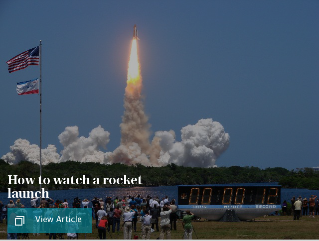 How to watch a rocket launch