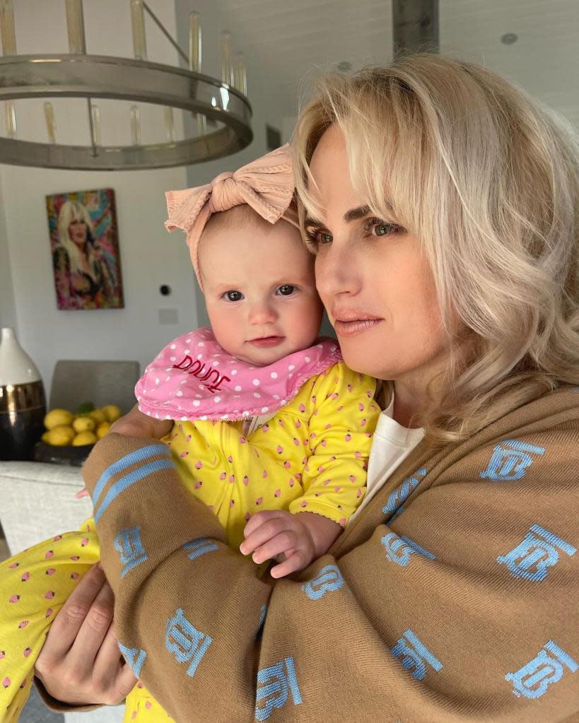 Rebel Wilson and her 16-month-old daughter, Royce. Instagram/@rebelwilson