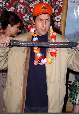 Adam Sandler at the LA premiere of Columbia's 50 First Dates