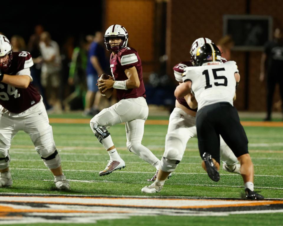 Jaxon Smolik enters Friday's game against Class 5A No. 9 Valley with 1,305 yards and 12 touchdowns passing for No. 2 Dowling Catholic.