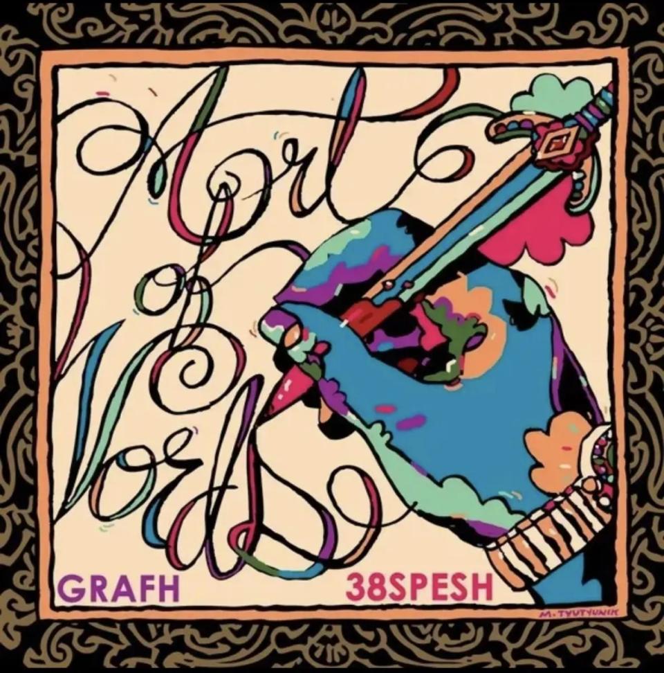 Grafh and 38 Spesh 'Art of Words' Album Cover