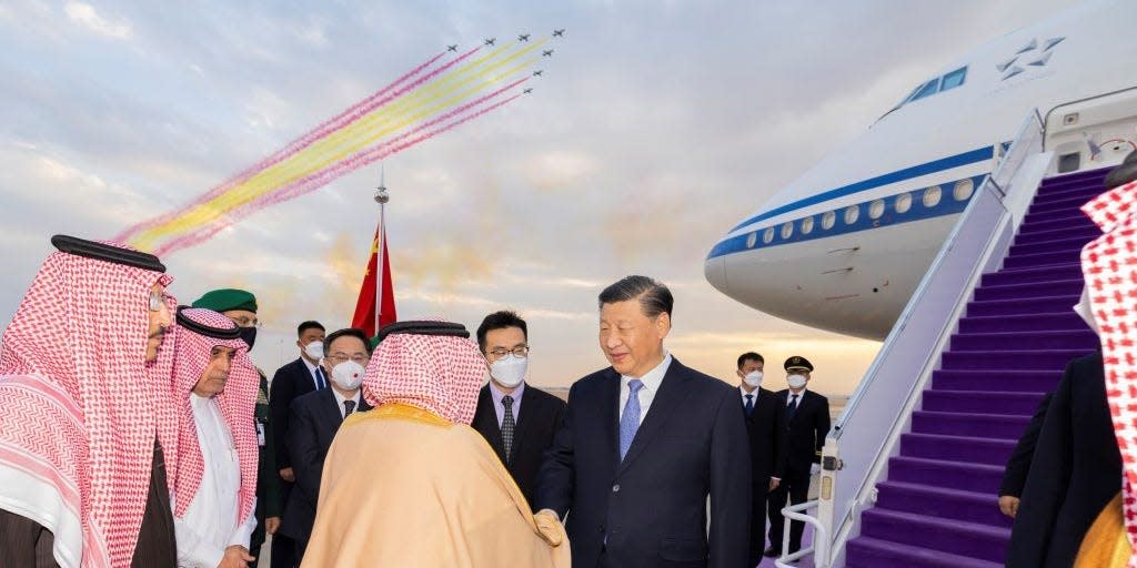 Xi in Saudi