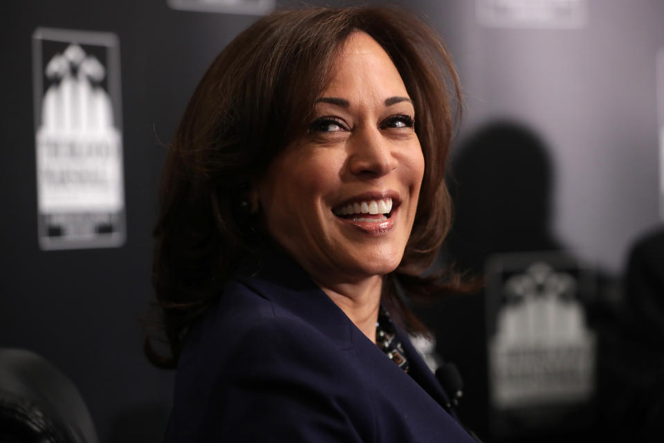 Kamala Harris was the first 2020 candidate to admit that she has smoked marijuana. (Photo: Chip Somodevilla/Getty Images)