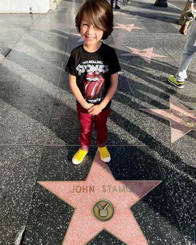 <p>John Stamos Instagram</p> Billy Stamos in 2022.