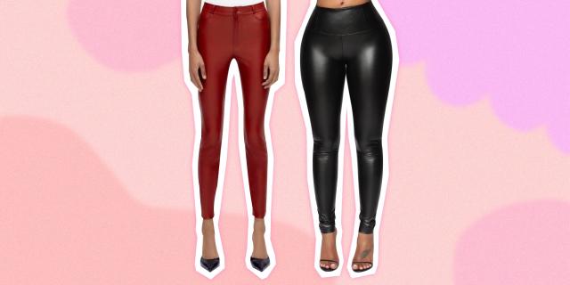 CRZ YOGA Butterluxe Matte Faux Leather Leggings For Women 25