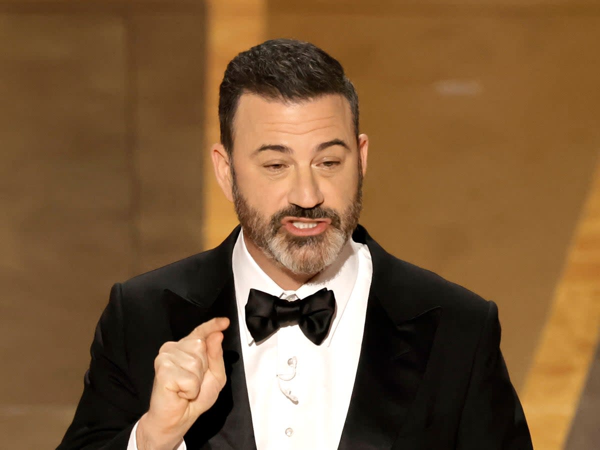 Jimmy Kimmel hosting the Oscars (Getty Images)