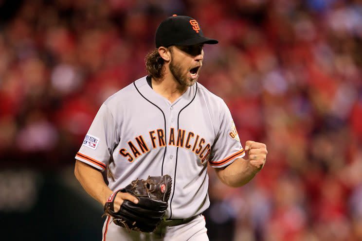 Talking Madison Bumgarner's big game and a look around the league early on (Getty Images)