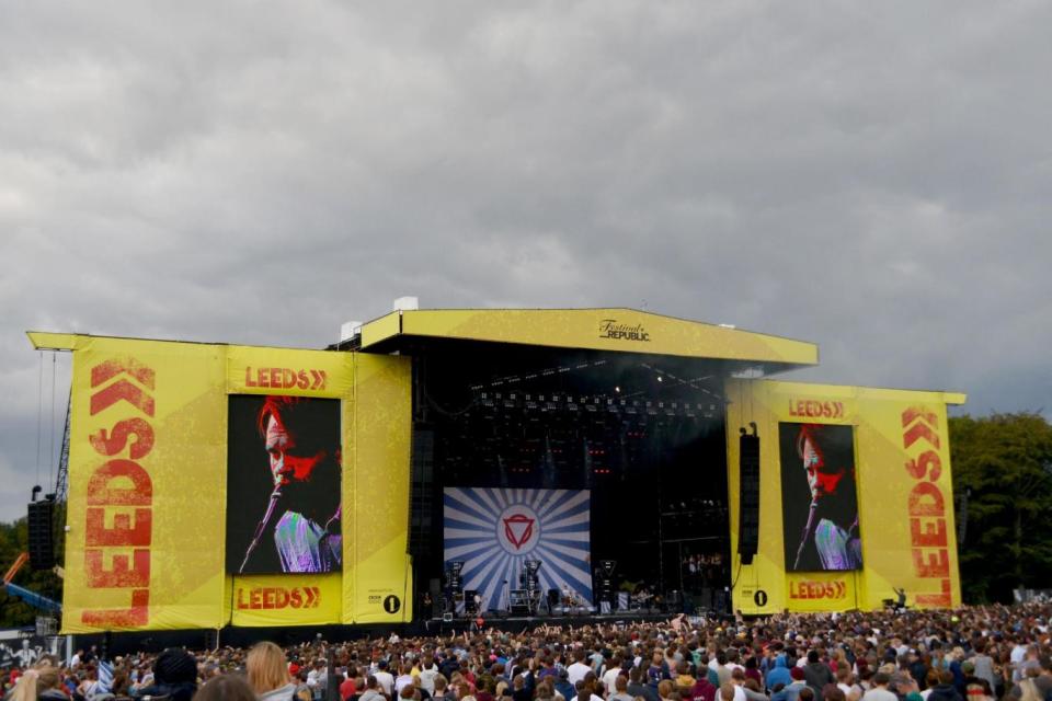 The stage at Leeds Festival (PA Archive/PA Images)