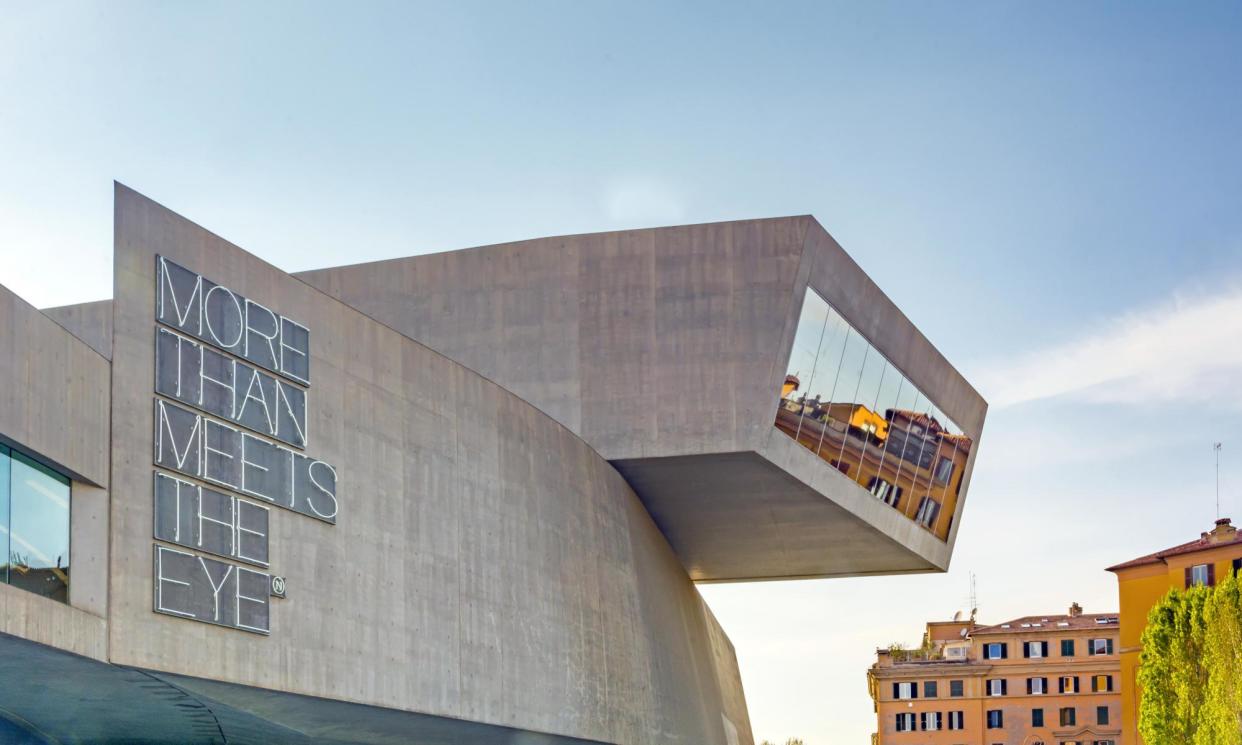 <span>Zaha Hadid’s boldly designed Maxxi, the National Museum of 21st-Century Art.</span><span>Photograph: Zoonar GmbH/Alamy</span>