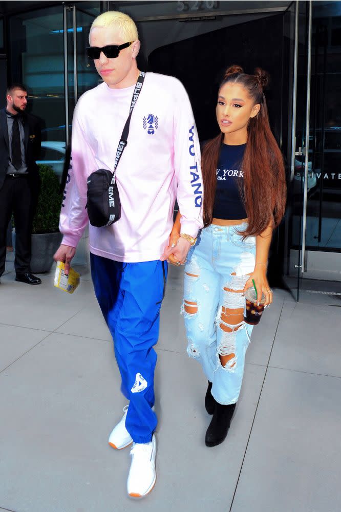 Pete Davidson and Ariana Grande