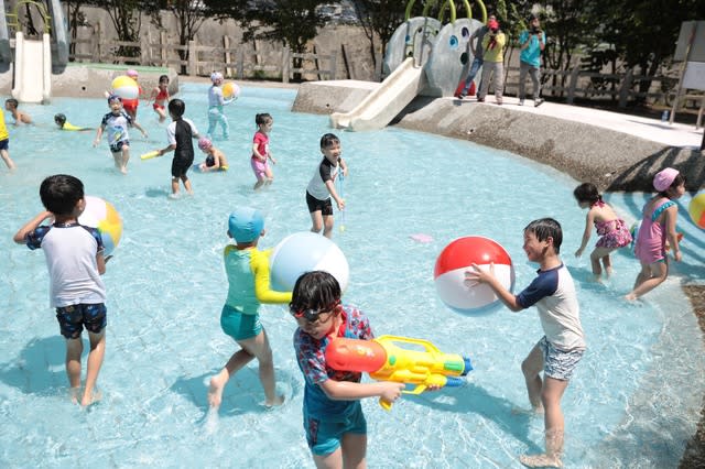 全台十大免費玩水景點之一的暖暖親水公園，將在18日正式開放。(基隆市政府提供)