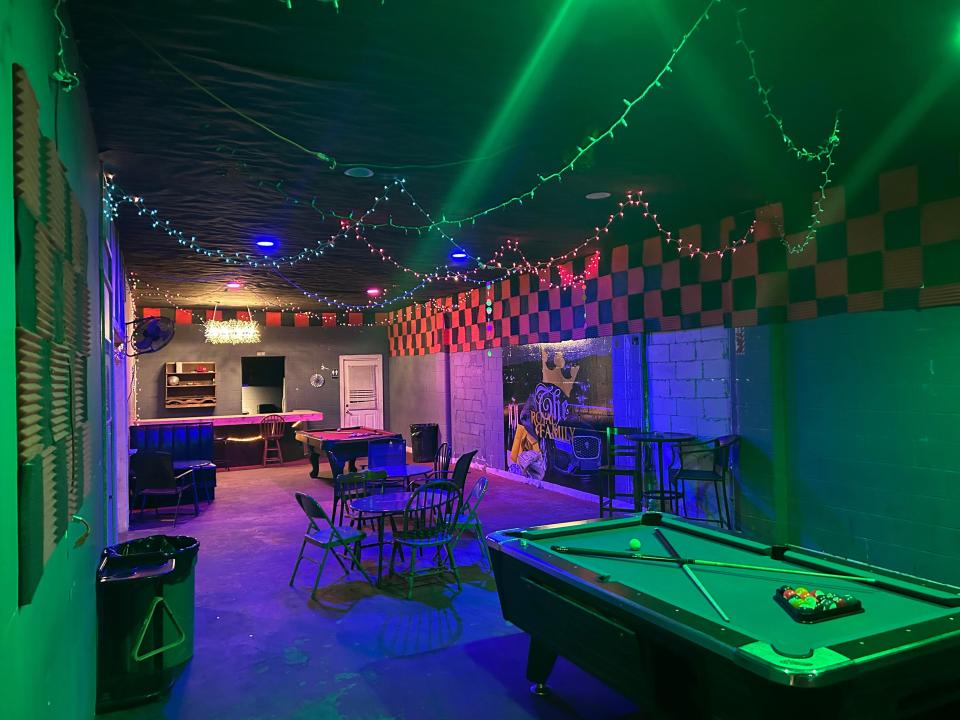 Wayne Gheen Jr. started with a beer pong table and a pool table before adding more to his lower-level party rooms.