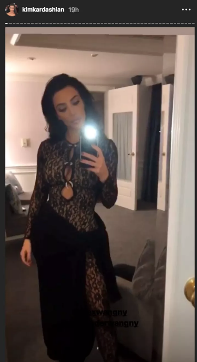 Kim Kardashian Made the Case for Sheer Catsuits on Instagram — Watch Video