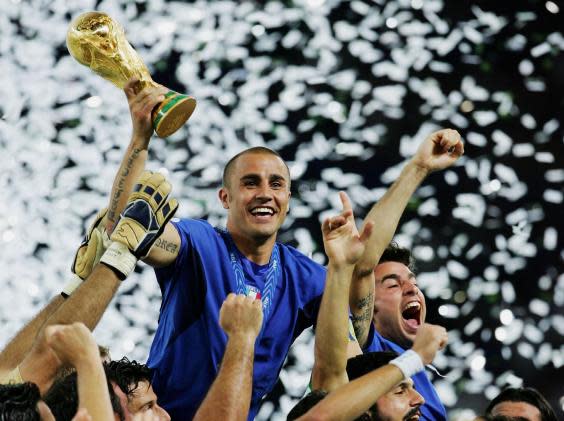 Cannavaro was sublime as Italy won the World Cup (Getty)