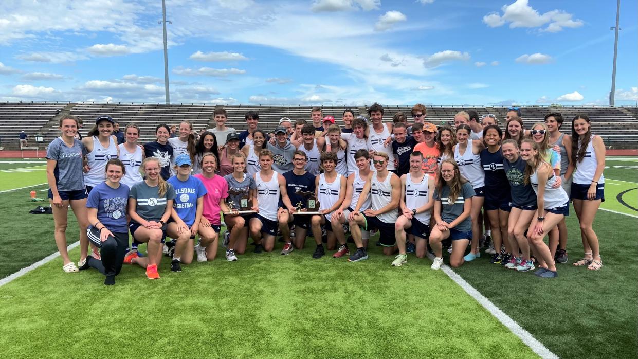 The Hillsdale Academy boys and girls track teams take second place at the MITCA state championships