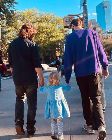 <p>Helena Christensen Instagram</p> Norman Reedus with his kids, Nova and Mingus