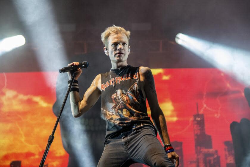 Deryck Whibley of Sum 41 performs during the Festival d'été de Québec on Friday, July 15, 2022, in Quebec City. (Photo by Amy Harris/Invision/AP)