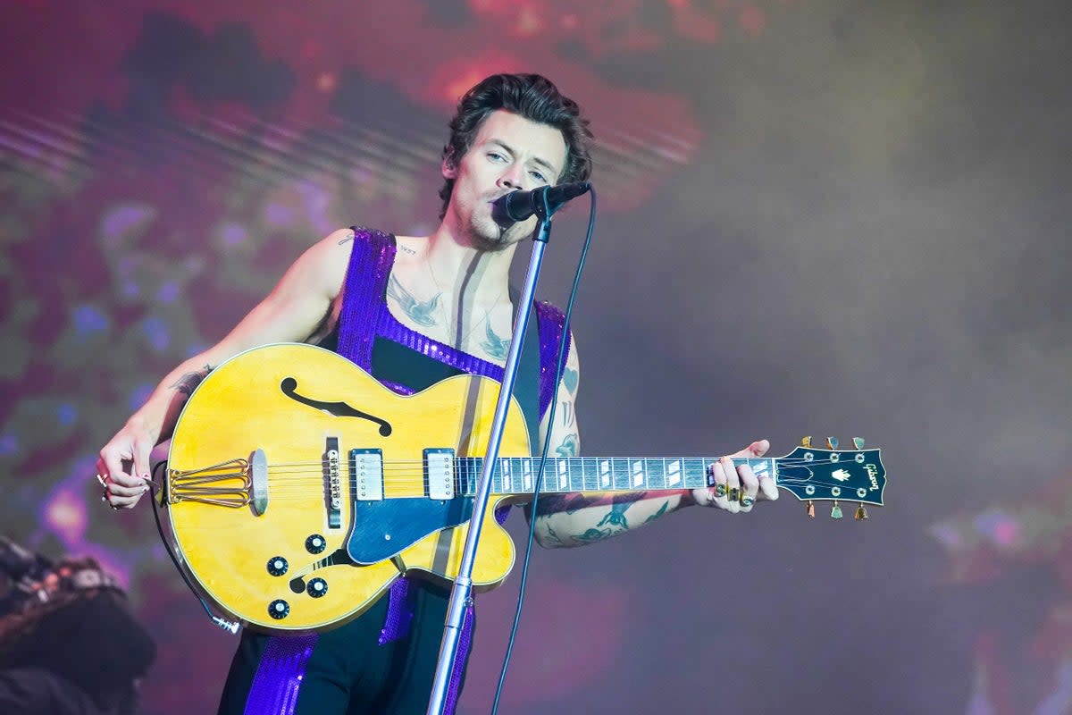 Harry Styles’s hit As It Was spent 10 consecutive weeks at number one  (Ian West/PA Archive)