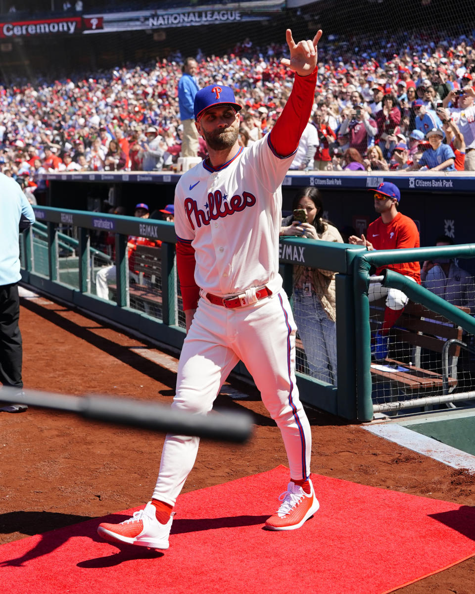 只要醫生允許，Bryce Harper就能夠重返球場獻技。(Photo by Gregory Fisher/Icon Sportswire via Getty Images)