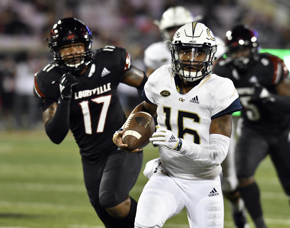 TaQuon Marshall (R) has scored 11 rushing touchdowns in 2018. (AP Photo/Timothy D. Easley, File)