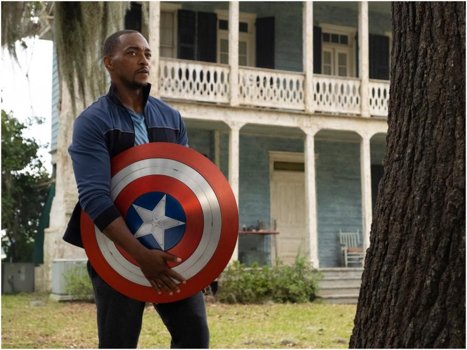 Anthony Mackie cap shield