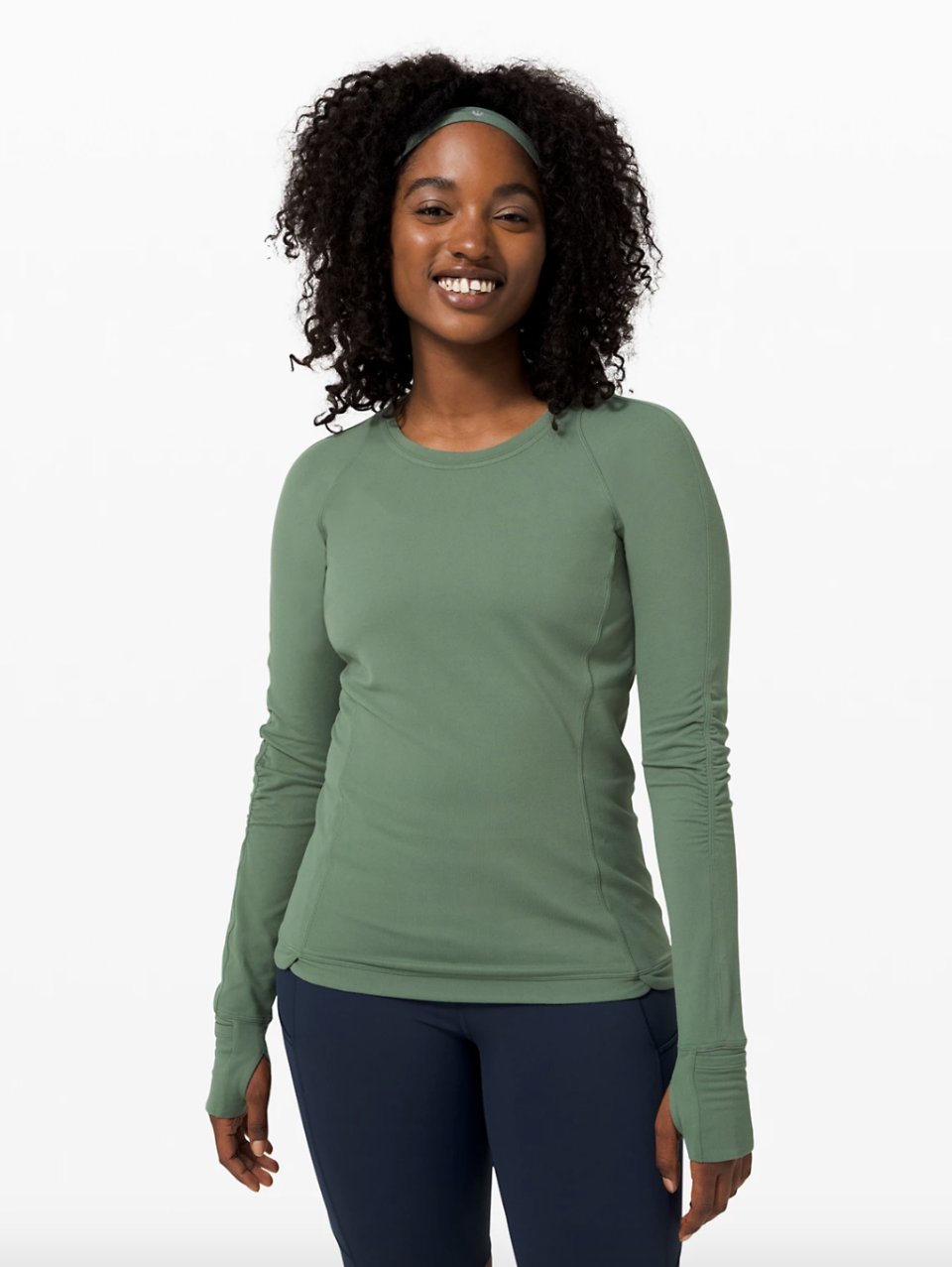 Runderful Long Sleeve in green algae 