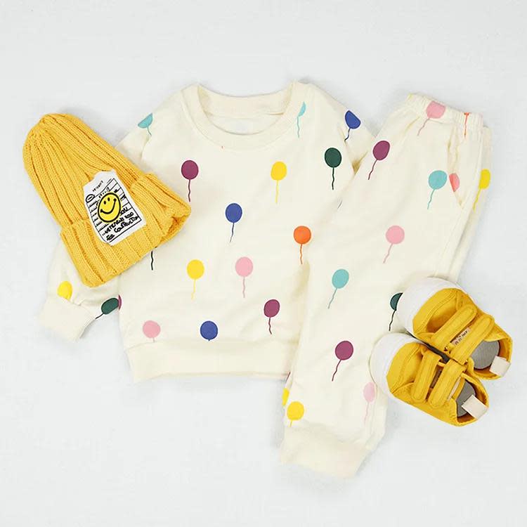 <p><a href="https://www.miniolie.com/products/baby-balloon-shirt-pants-set" rel="nofollow noopener" target="_blank" data-ylk="slk:Shop Now;elm:context_link;itc:0;sec:content-canvas" class="link ">Shop Now</a></p><p>Baby Balloon Shirt & Pants Set</p><p>$32.95</p><p>miniolie.com</p>