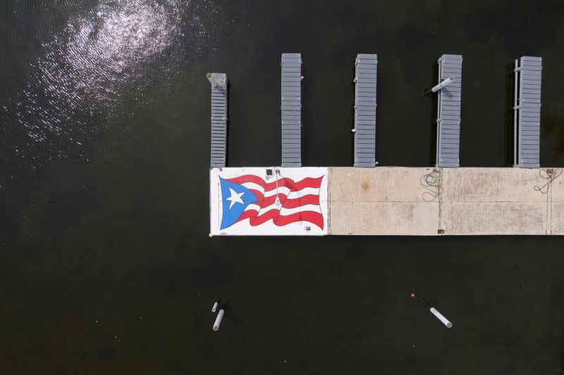 People prepare for the arrival of tropical storm Fiona in Puerto Rico