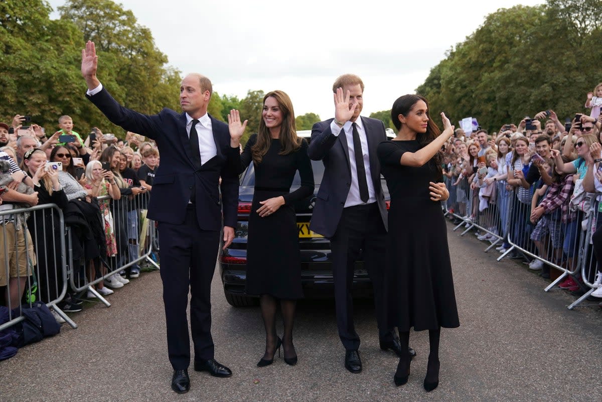 A well-publicised rift between the brothers has only deepened in recent years, following Harry and his wife Meghan Markle’s decision to step back as senior royals in January 2020 and leave for California (PA)