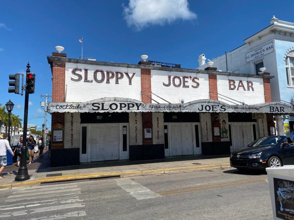 Even with bars, like the legendary Sloppy Joe’s, shuttered on Key West’s Duval Street, tourists were still in town March 18, 2020.