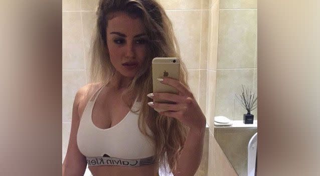 The model was released after her captor realised she had a child. Photo: Instagram