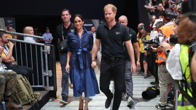 Meghan Markle in Cuyana and Celine for Final Days of Invictus 2023 - Dress  Like A Duchess