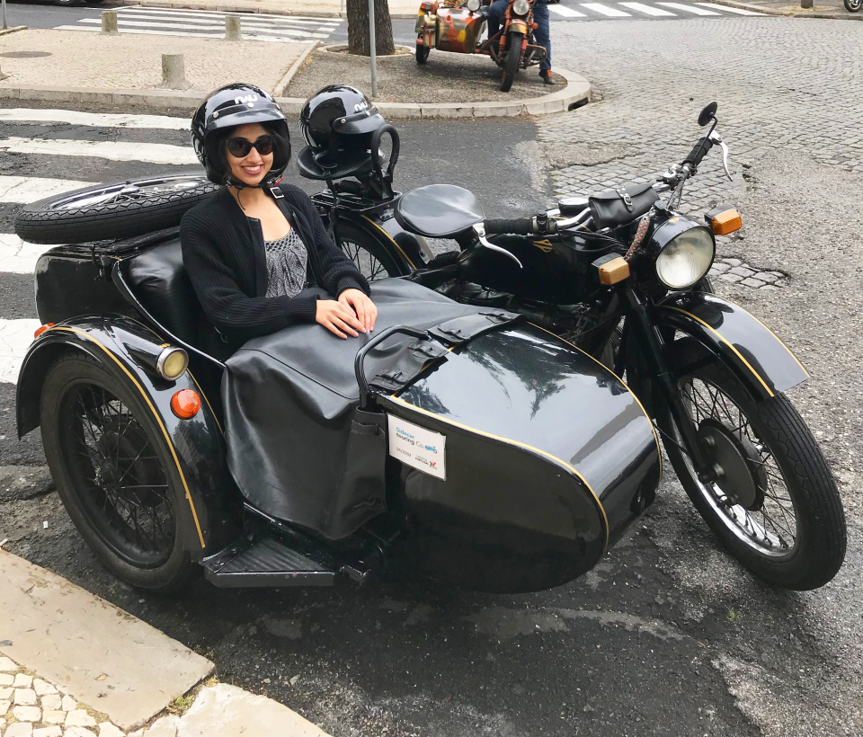 A great way to see the city is via a vintage moto side car tour. Photo: Yahoo Lifestyle 