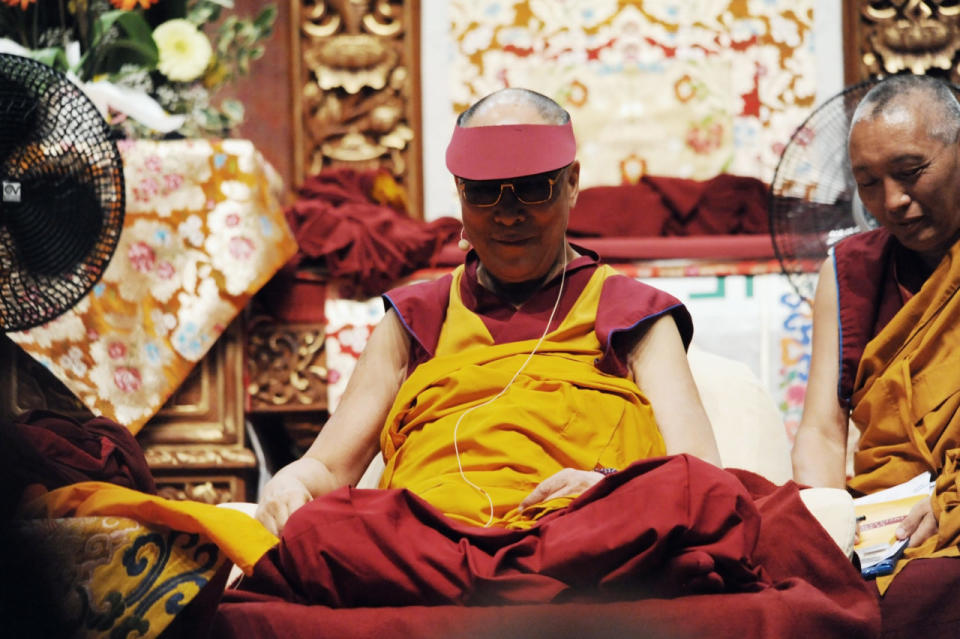 The Dalai Lama Visits Tuscany